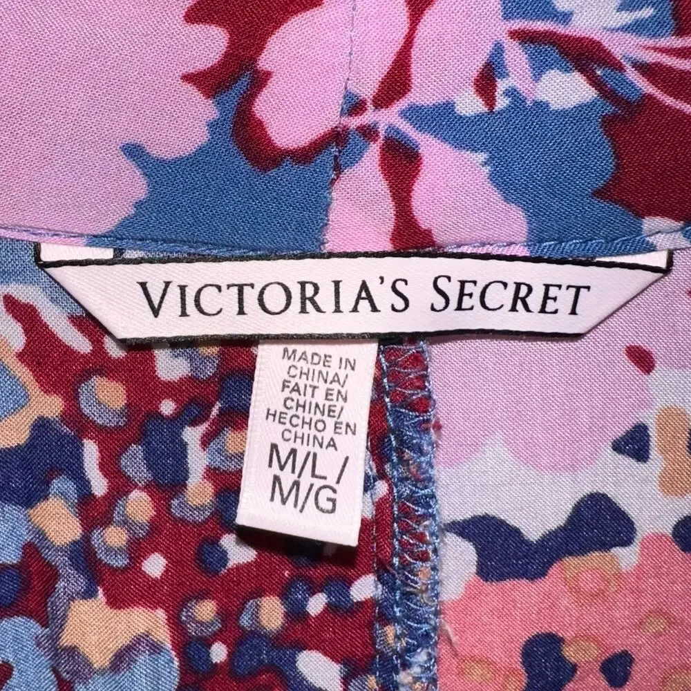 Victorias Secret Cherry Blossom Floral Kimono Size M/L
